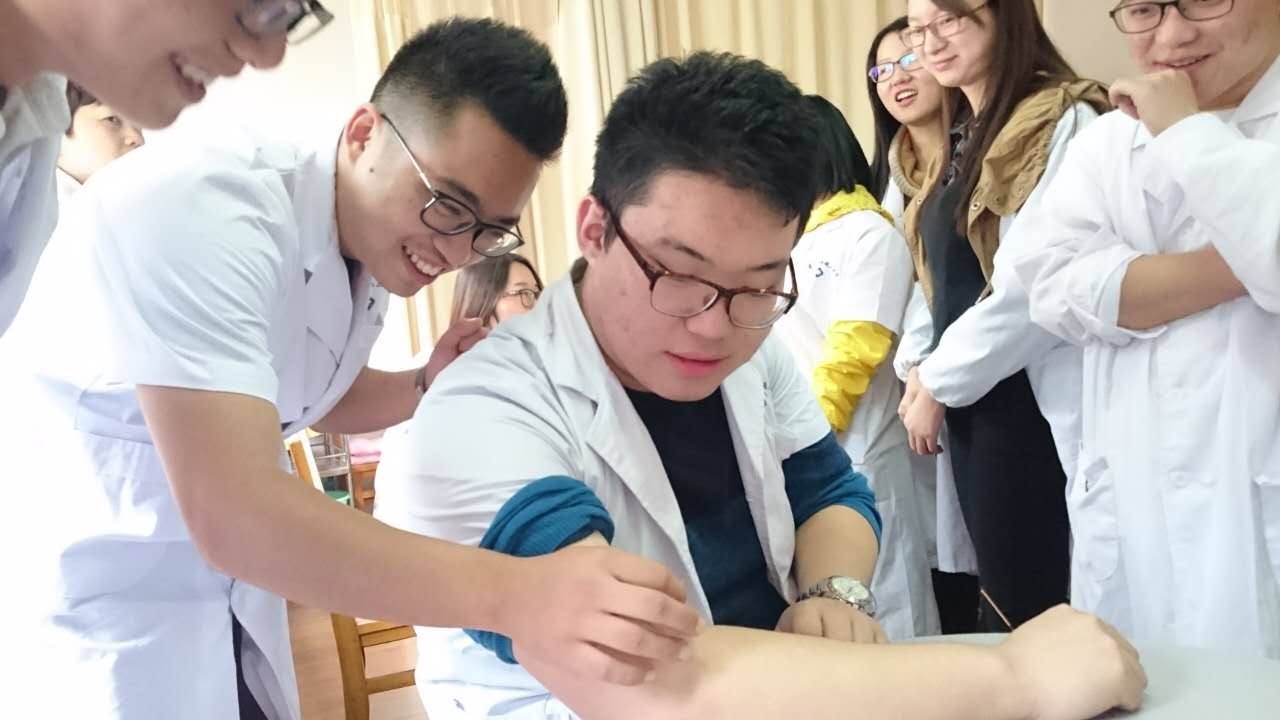 中医学教研室带领八年制学生感受国医精粹针灸